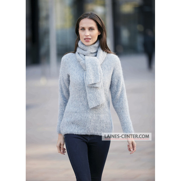 Modèle de Pull Alpaca Silver