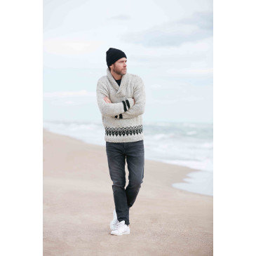 Modèle de Pull Merino Tweed - Merino Aran