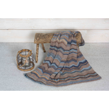 Modèle de couverture Azteca - Merino Aran Natur