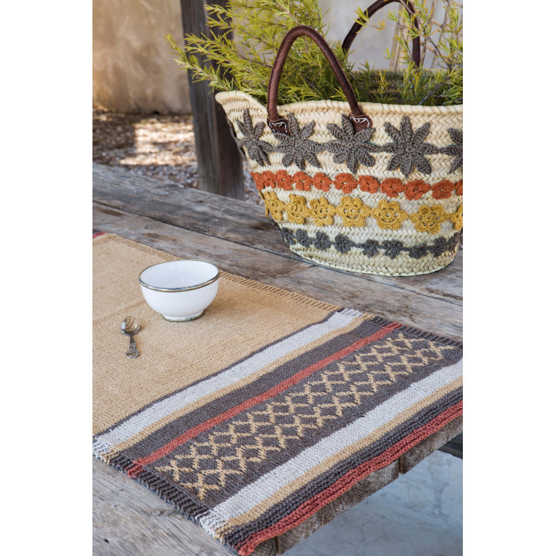 Modèle de Panier Lino 100%