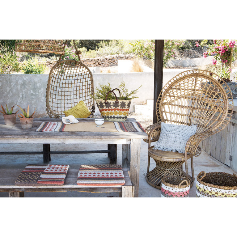 Modèle de coussin Love Denim