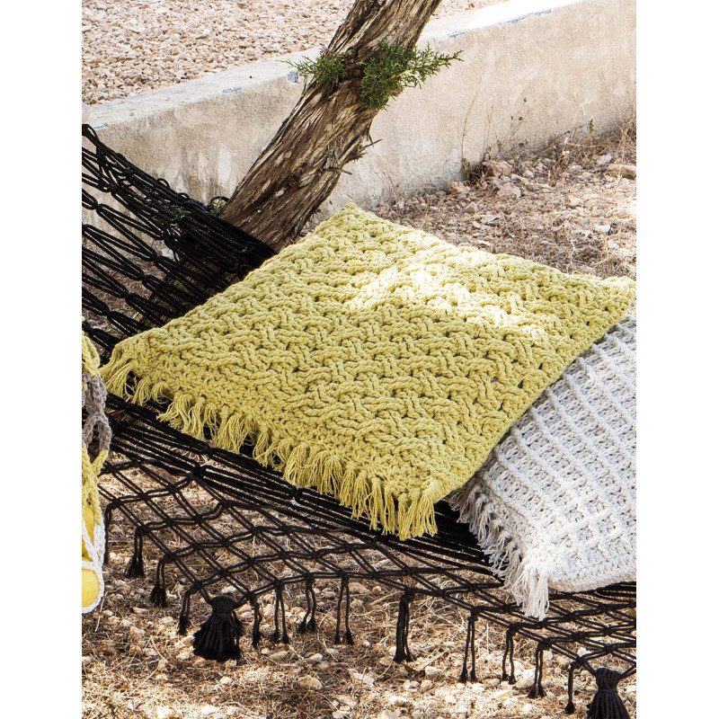 Modèle de coussin Love Denim