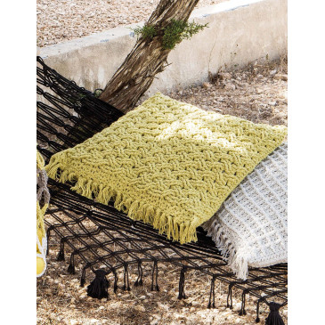 Modèle de coussin Love Denim