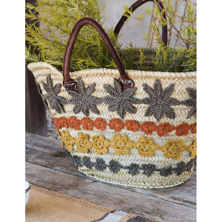 Modèle de Panier Lino 100%