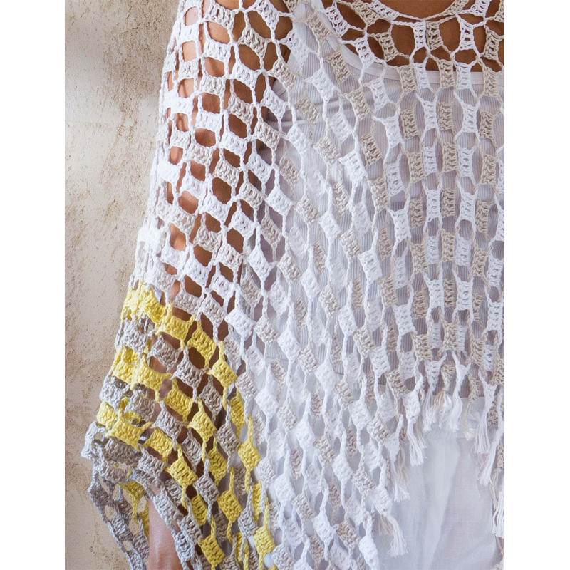 Modèle de Poncho Femme