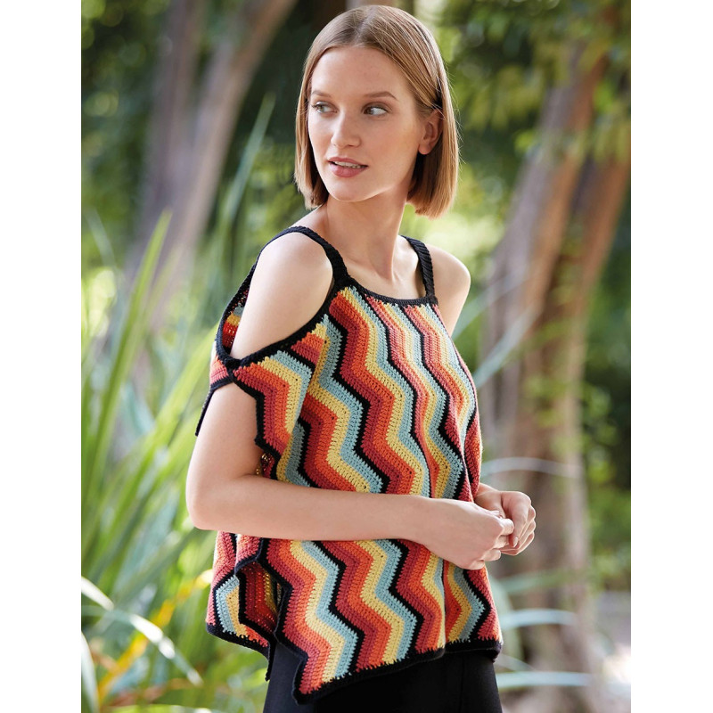 Modèle de Top Cotton Alpaca