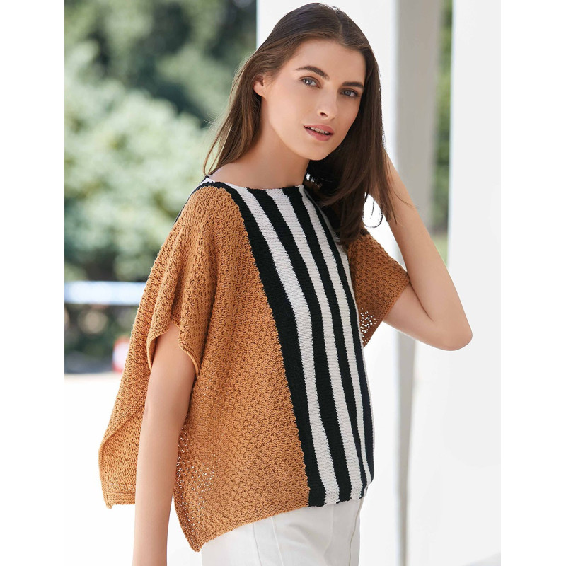 Modèle de Top Cotton Alpaca