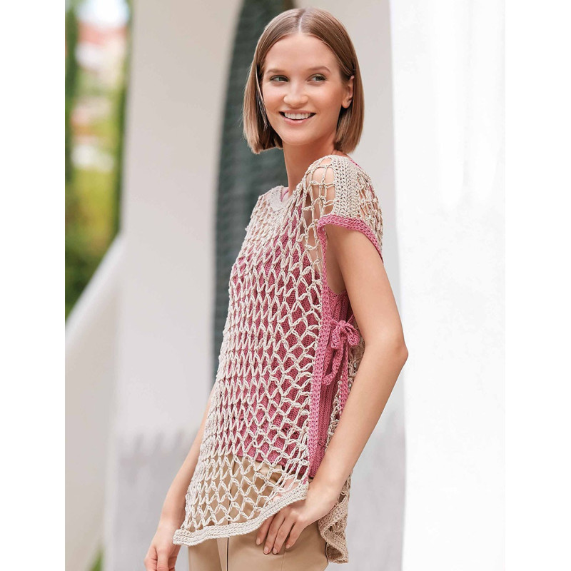 Modèle de Top Cotton Cashmere - Cotton Alpaca