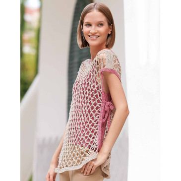 Modèle de Top Cotton Cashmere - Cotton Alpaca