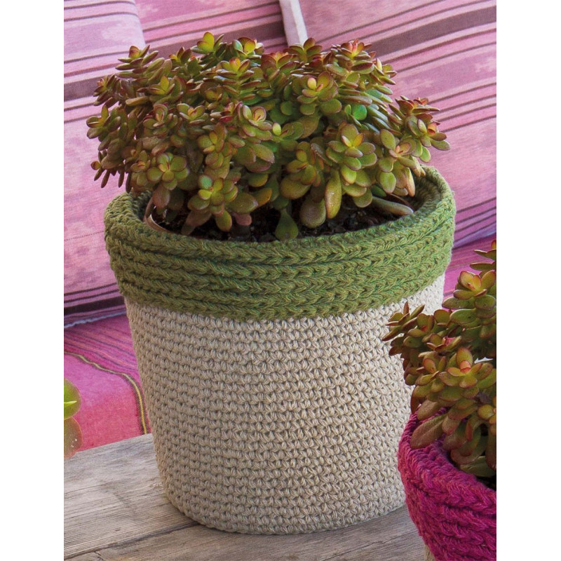 Modèle de Cache-pot Love Denim