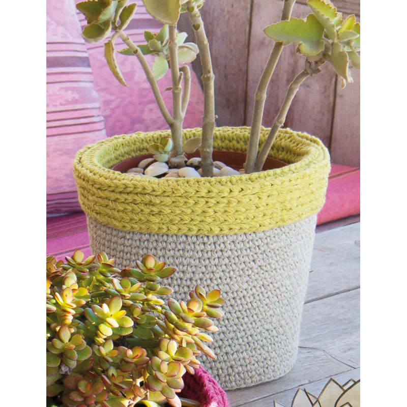 Modèle de Cache-pot Love Denim