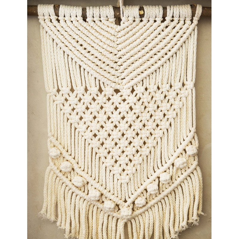 Modèle de Tapis en macramé Scuby Cotton