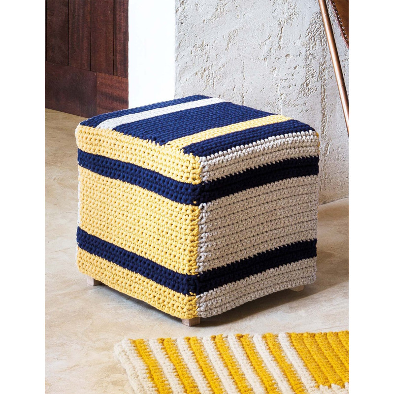 Modèle de Housse Pouf Big Ribbon
