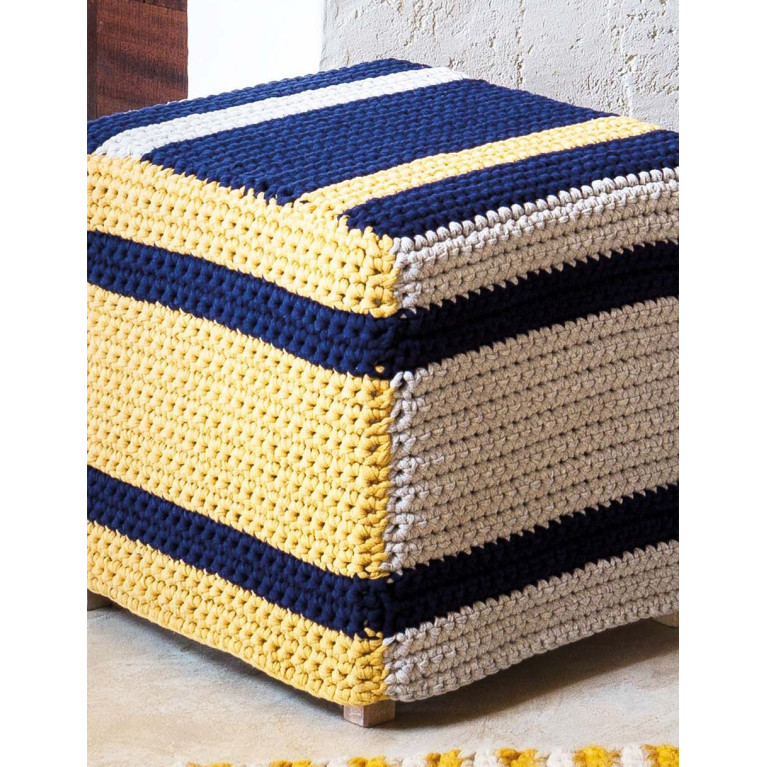 Modèle de Housse Pouf Big Ribbon