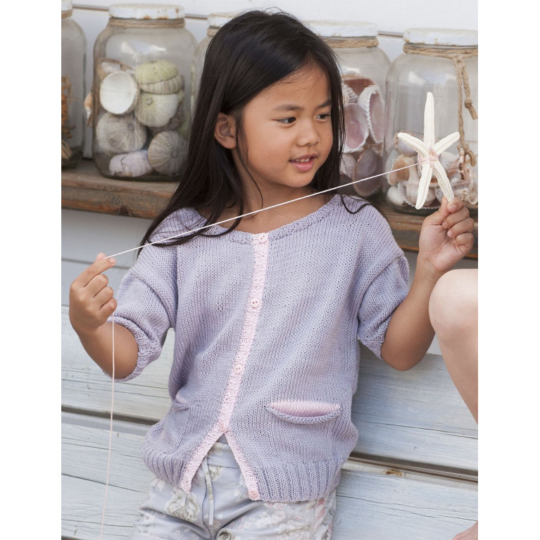 Modèle de Veste Fille Tencel Cotton