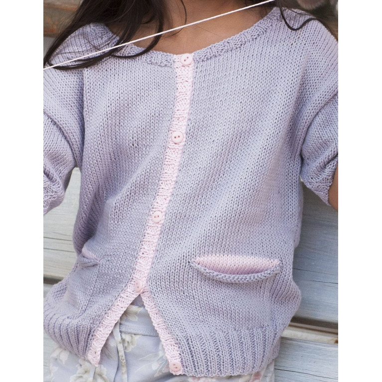 Modèle de Veste Fille Tencel Cotton