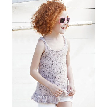 Modèle de Débardeur Fille Hawaii