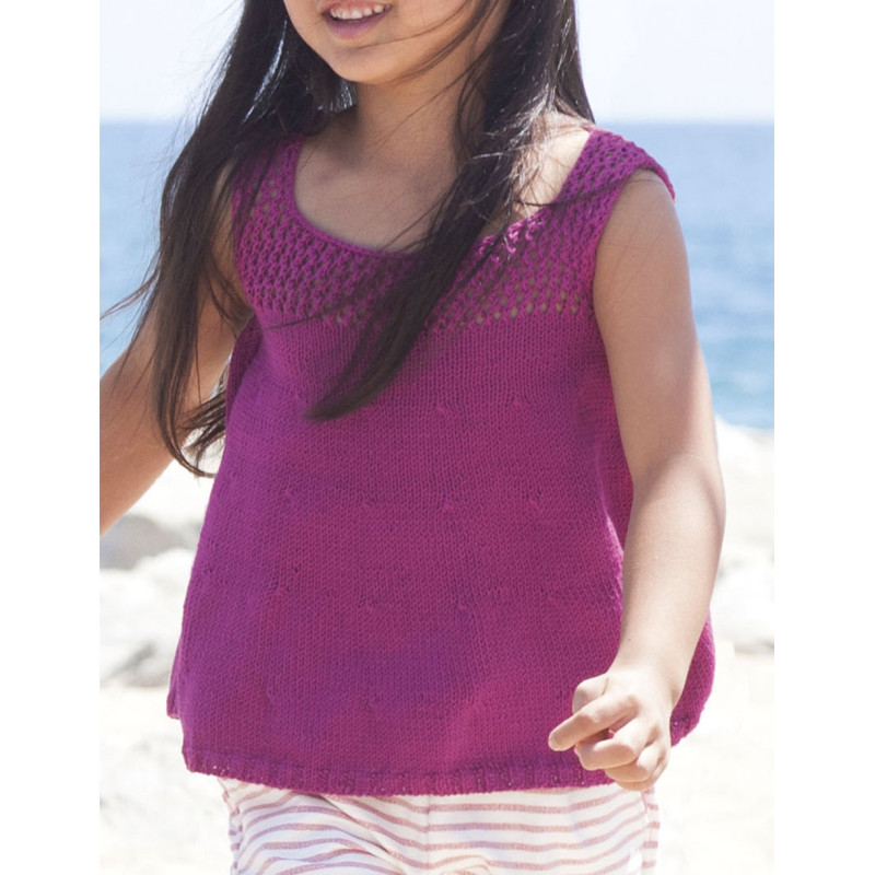 Modèle de Débardeur Fille Panama