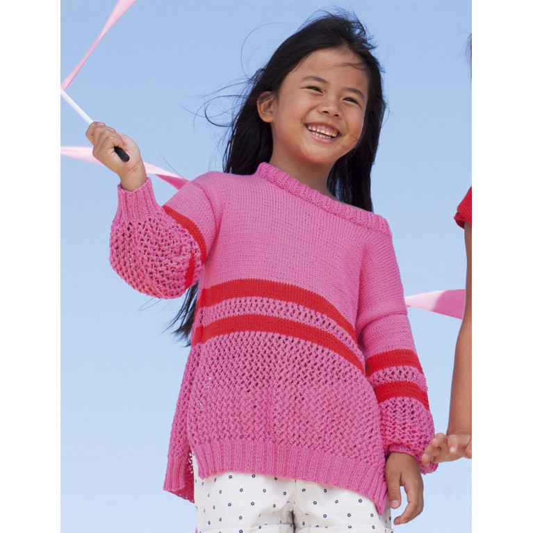 Modèle de Pull Fille Fair Cotton