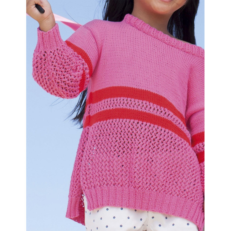 Modèle de Pull Fille Fair Cotton