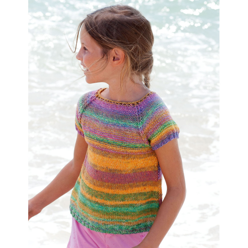 Modèle de Top Fille Degradé Sun