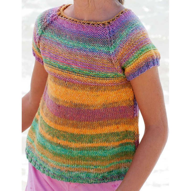 Modèle de Top Fille Degradé Sun