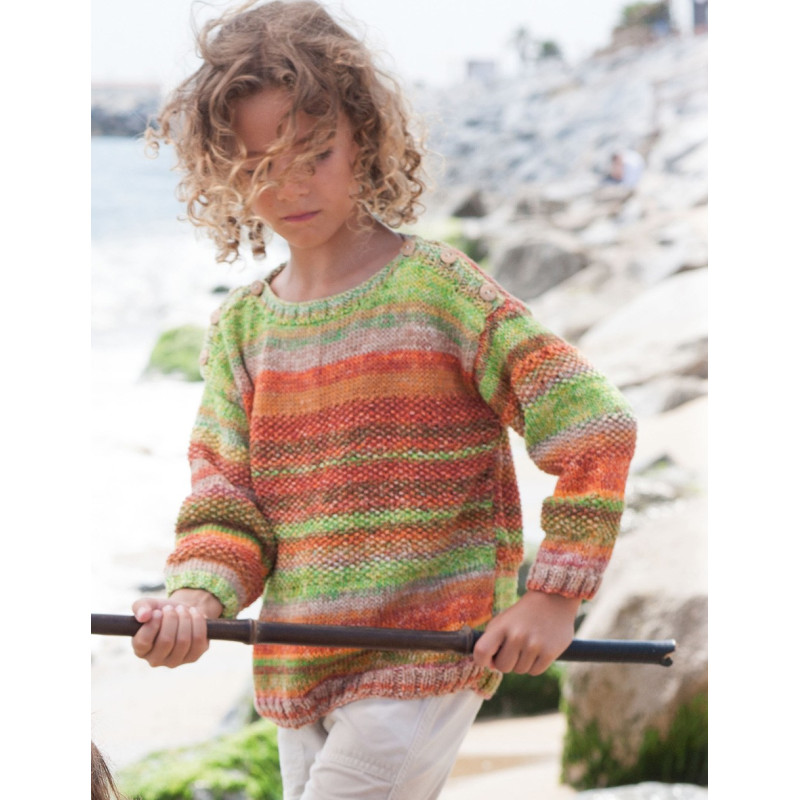 Modèle de Pull Enfant Degradé Sun