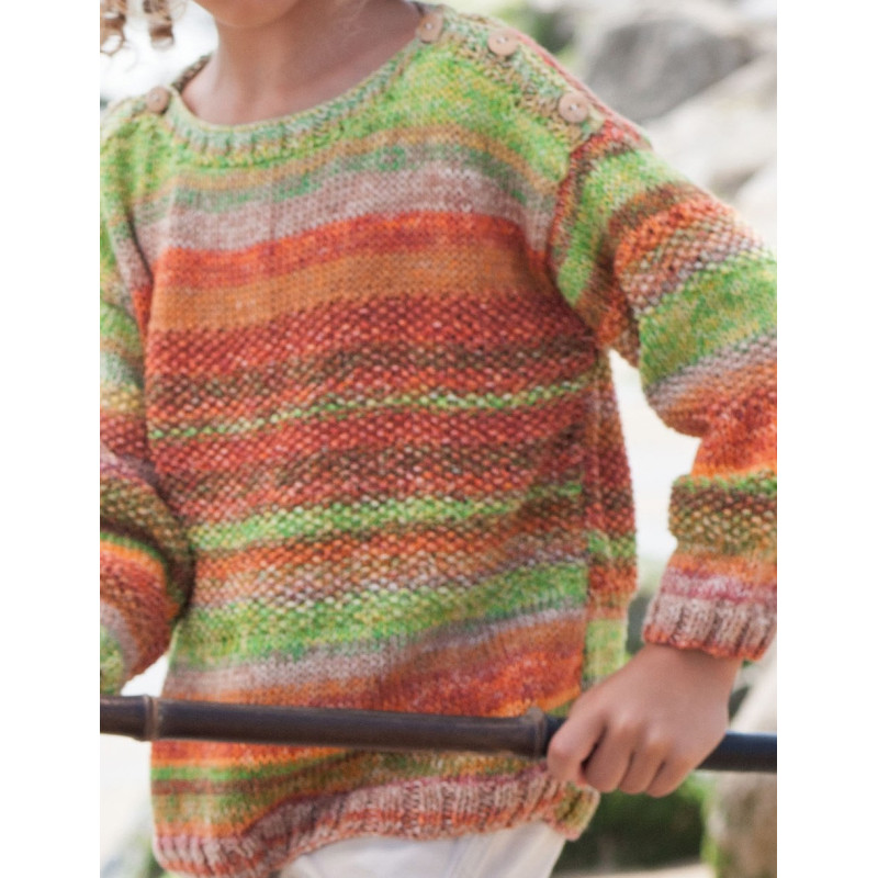 Modèle de Pull Enfant Degradé Sun