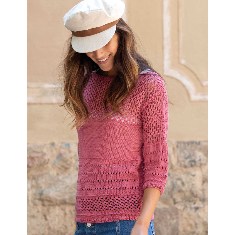 Modèle de Pull Femme Tencel-Cotton