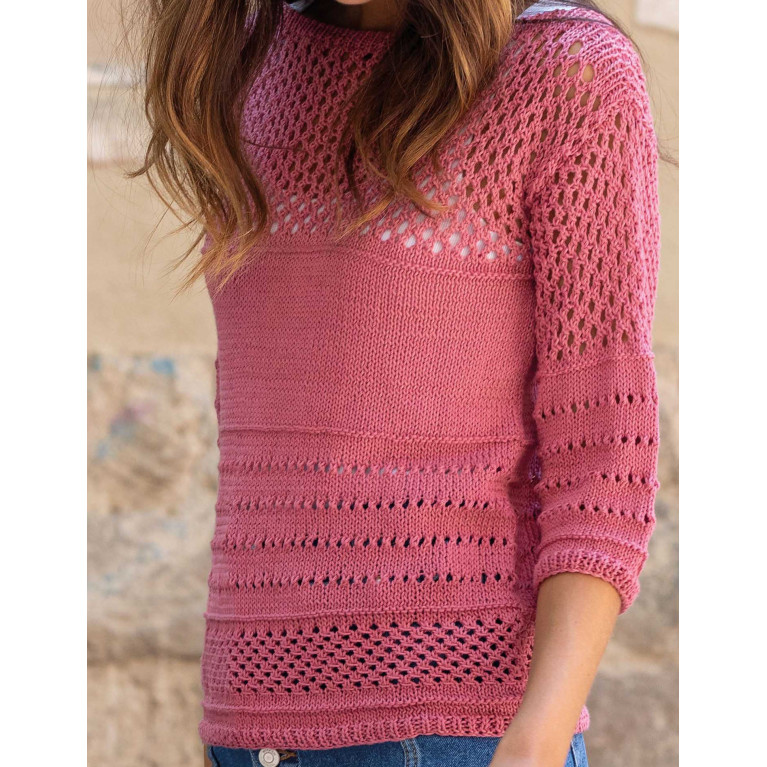 Modèle de Pull Femme Tencel-Cotton