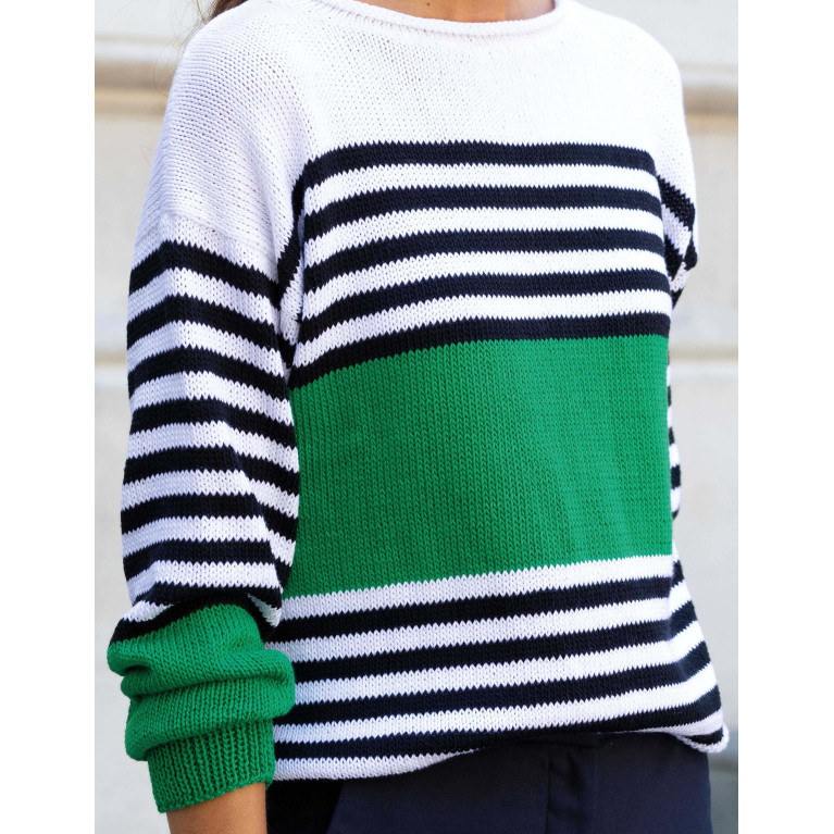 Modèle de Pull Femme Tencel-Cotton