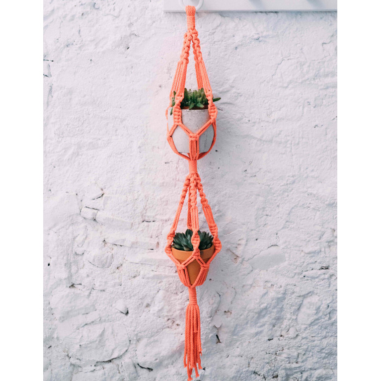 Modèle de Suspension double Cache-pot Scuby Cotton