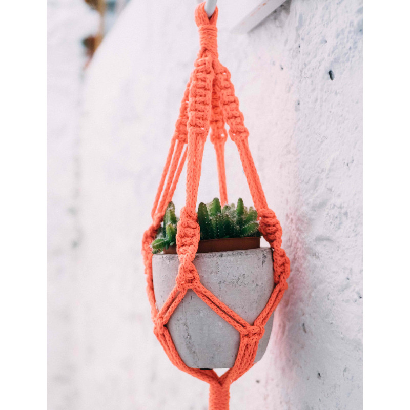 Modèle de Suspension double Cache-pot Scuby Cotton