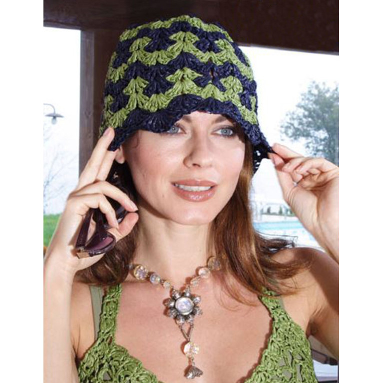 Modèle de Chapeau Rafia