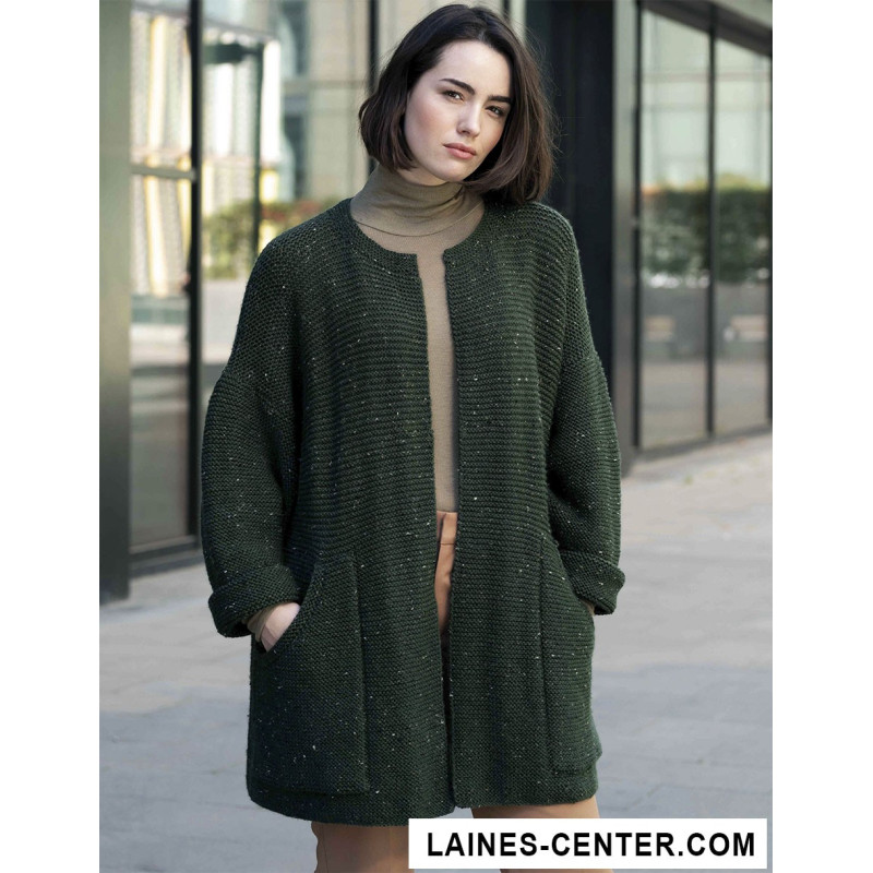 Modèle de Veste Merino Tweed