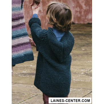 Modèle de Veste Merino Aran Natur