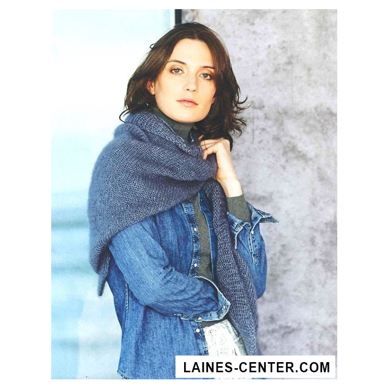 Modèle de Châle Essentials Super Kid Mohair Loves Silk