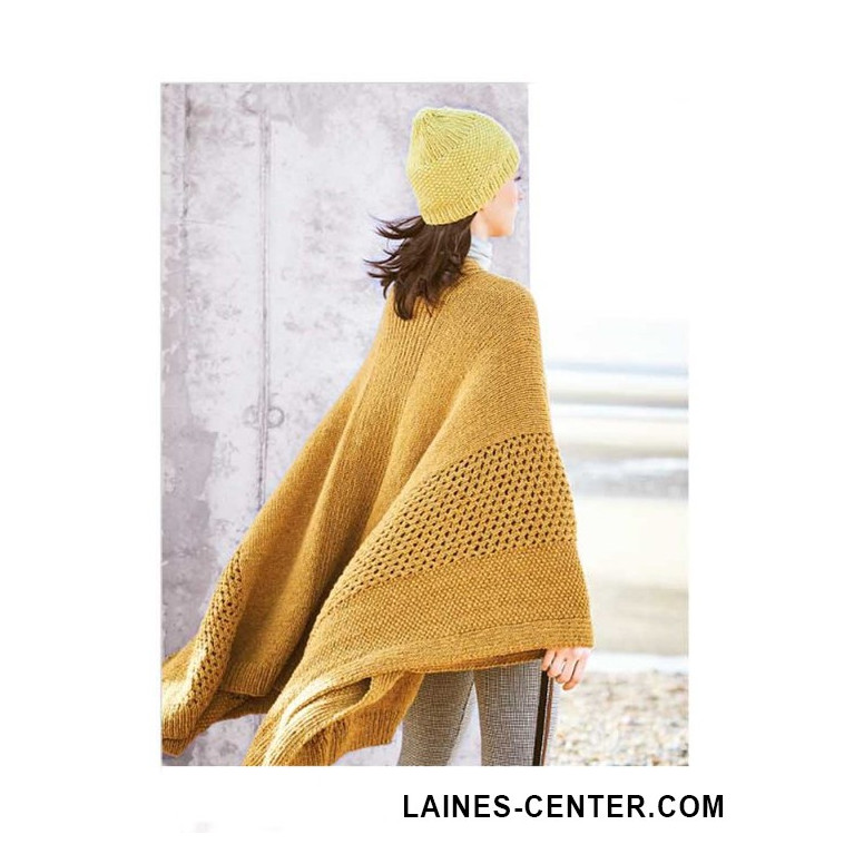 Modèle de Poncho Fashion Alpaca Dream