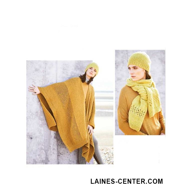 Modèle de Poncho Fashion Alpaca Dream