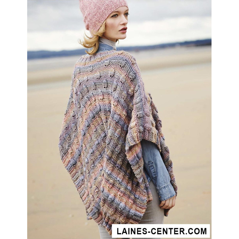 Modèle de Poncho Creative Melange Chunky