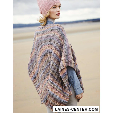 Modèle de Poncho Creative Melange Chunky