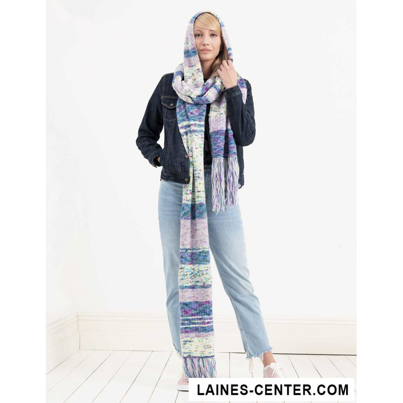 Modèle d’Écharpe Luxury Hand-Dyed Happiness