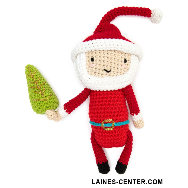 Modèle de Père Noël en Ricorumi