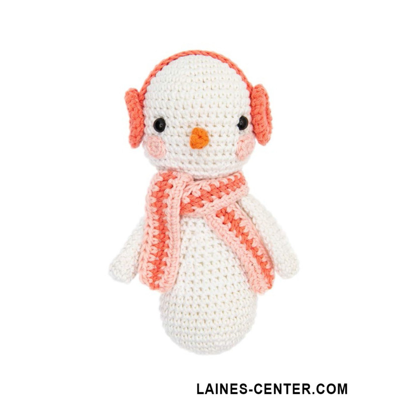 Modèle de Bonhomme de Neige en Ricorumi