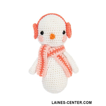 Modèle de Bonhomme de Neige en Ricorumi