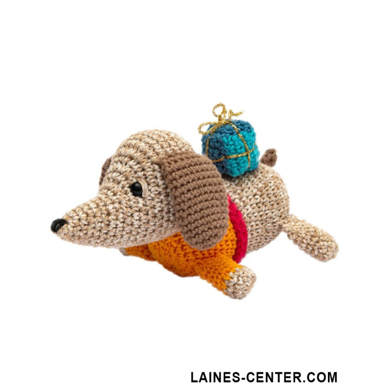 Modèle de Chien Teckel en Ricorumi