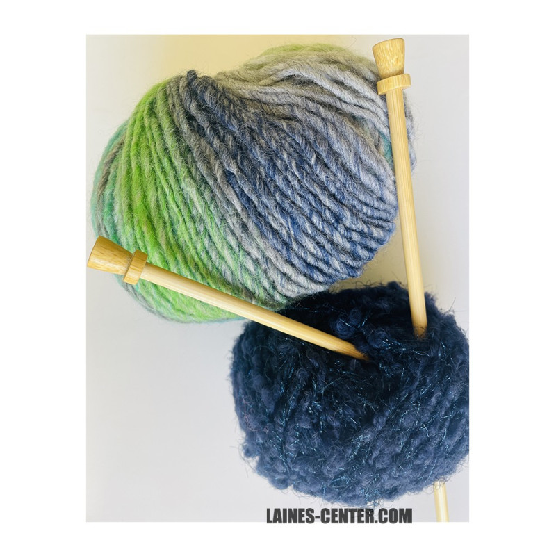 Aiguilles à tricoter Bambou Plassard 40cm