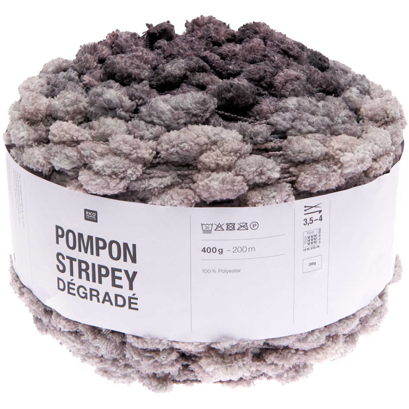 Creative Pompon Stripey Degradé 006