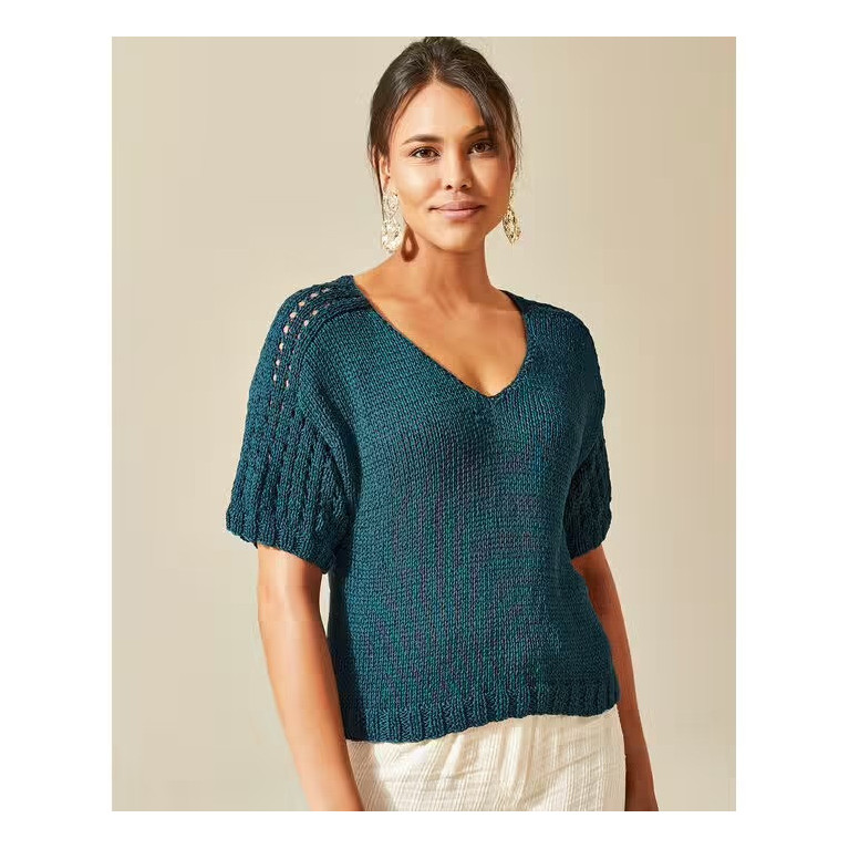 Modèle pull Armelle en Phil Eucalyptus - Format PDF