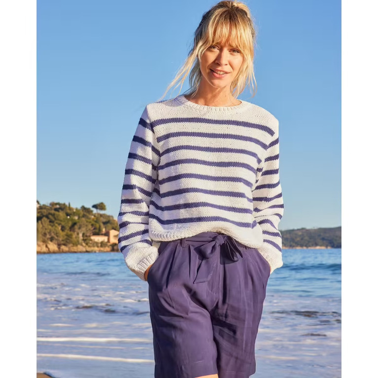 Modèle pull Apolline en Phil Green - Format PDF